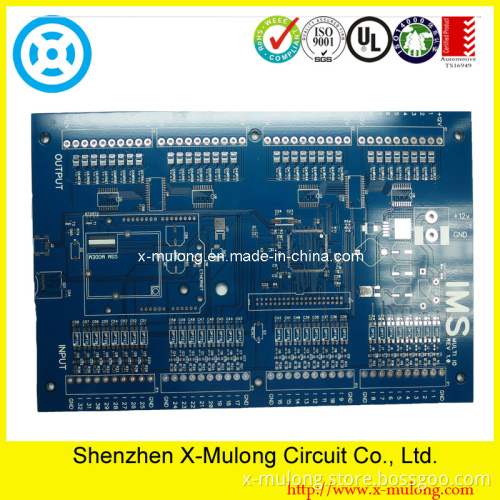 8layer HDI Impedance PCB with Blue Solder-Resist